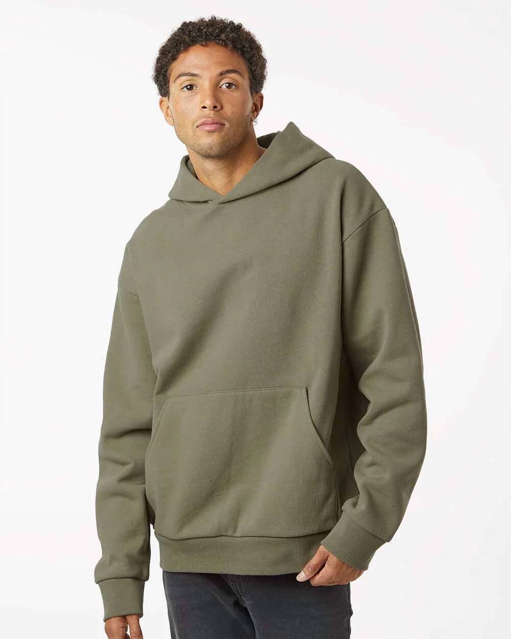 NEW INDEPENDENT TRADING COMPANY heavyweight hoodie in grassland